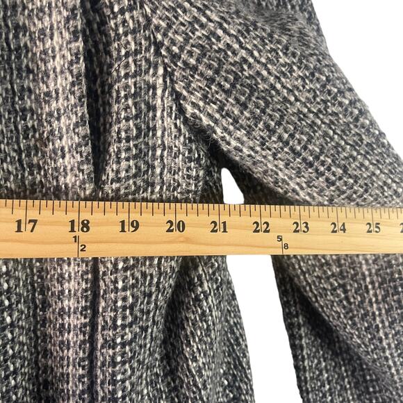 Dani Colby Vintage‎ 90s Plus Size 18W Tweed Button Up Trench Coat - Picture 7 of 10